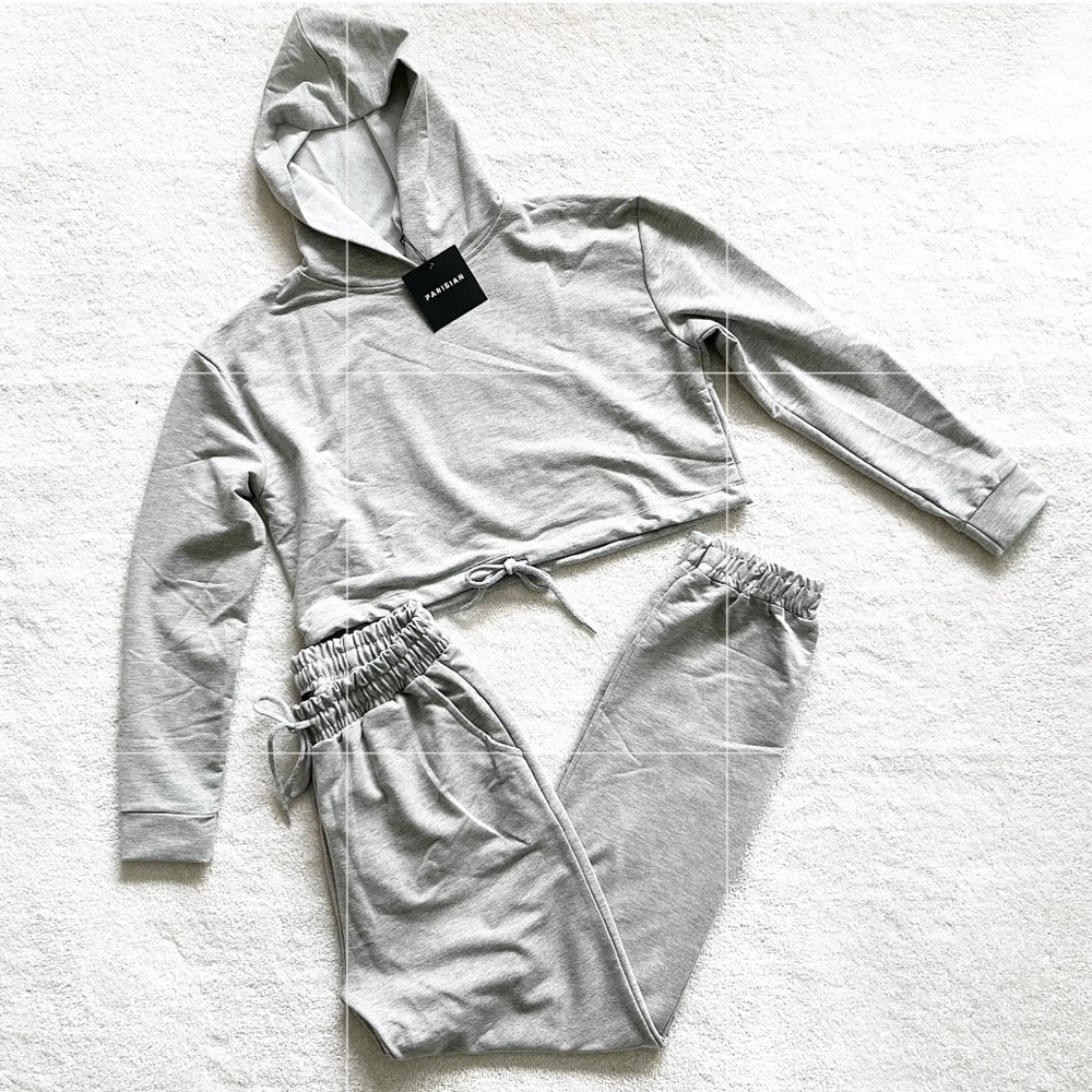 PARISIAN NWT TWO PIECE LOUNGE/ACTIVE SET SIZE 6 CONTEMPORARY COMFY STYLISH - Picture 1 of 12